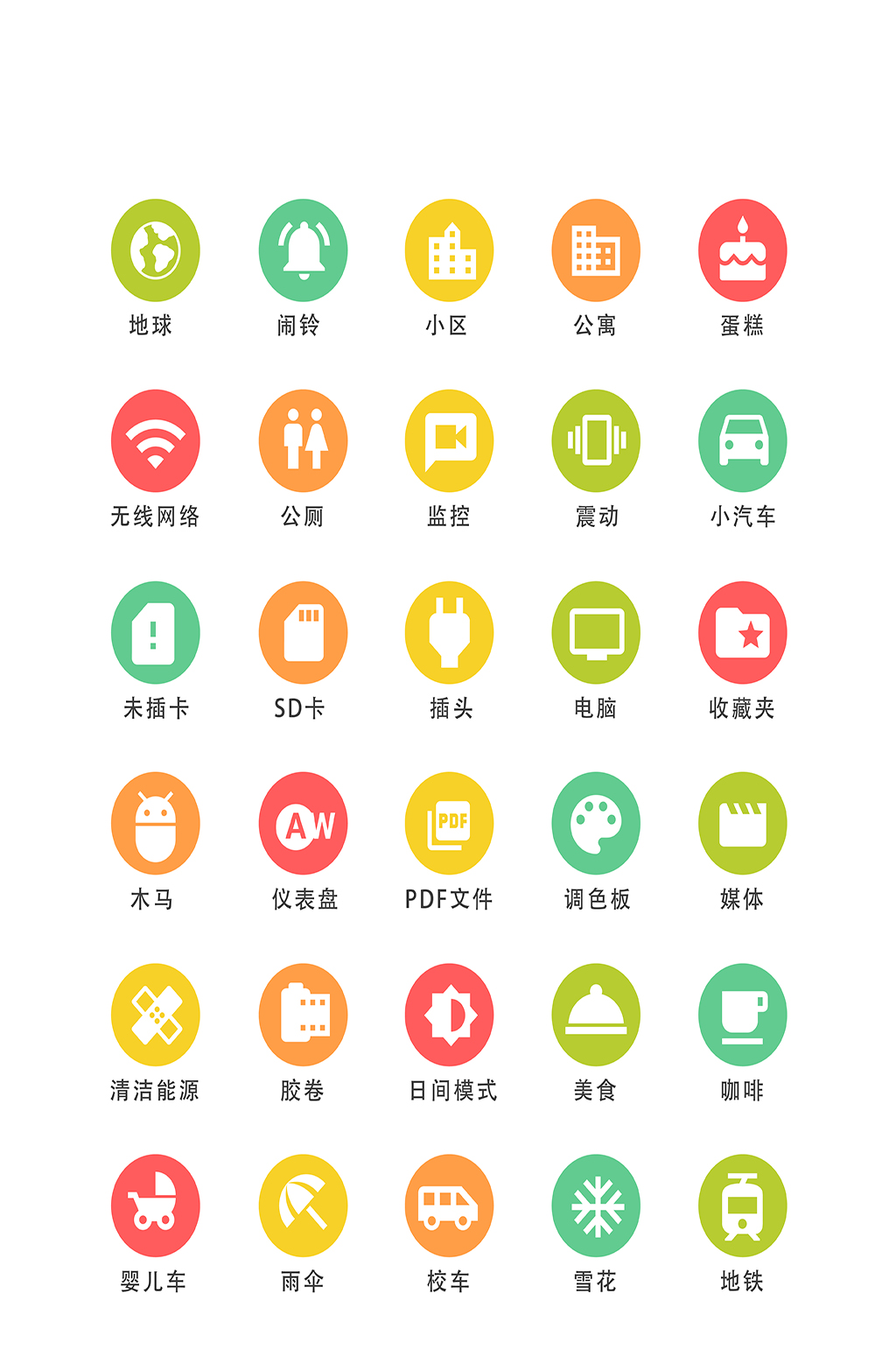 电子商务网店程序图标素材