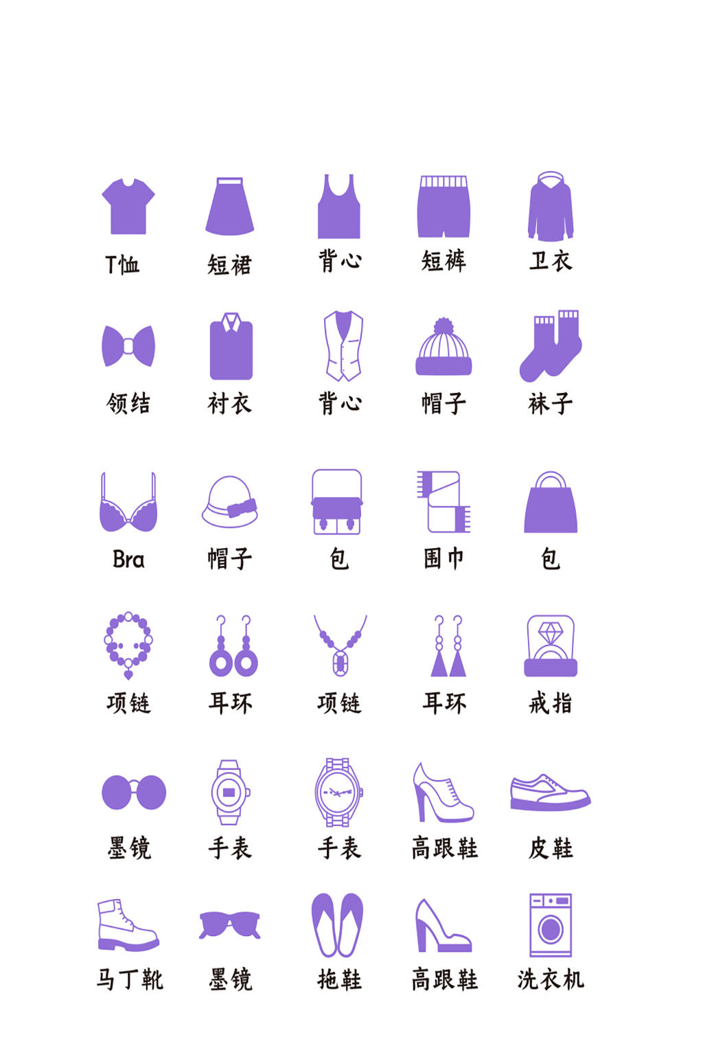 衣服网络网站程序图标素材
