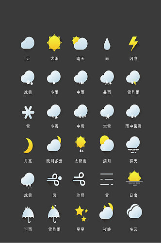 天气预报电子商务软件图标