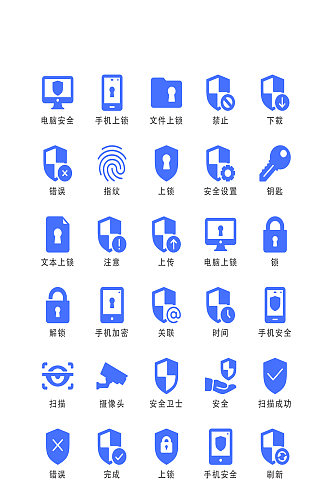 密码锁电子商务软件图标