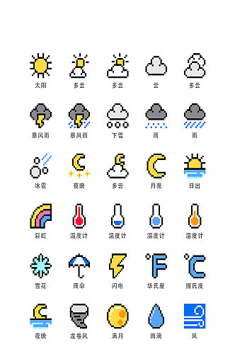 天气预报电子商务程序图标