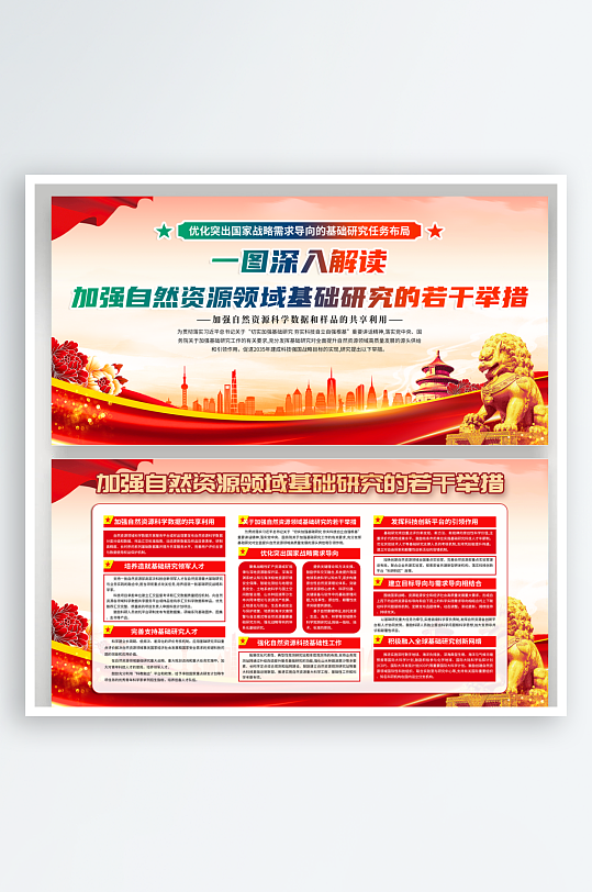 自然資源領(lǐng)域基礎(chǔ)研究展板