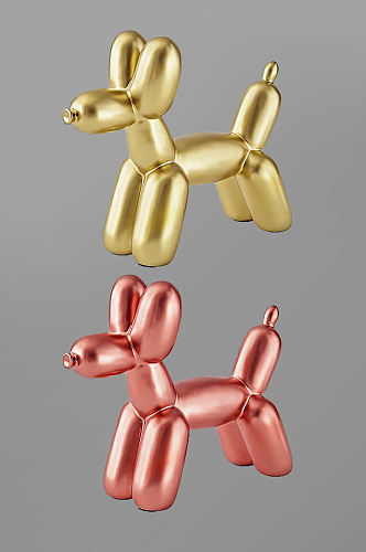 狗狗造型动物气球PNG免抠素材
