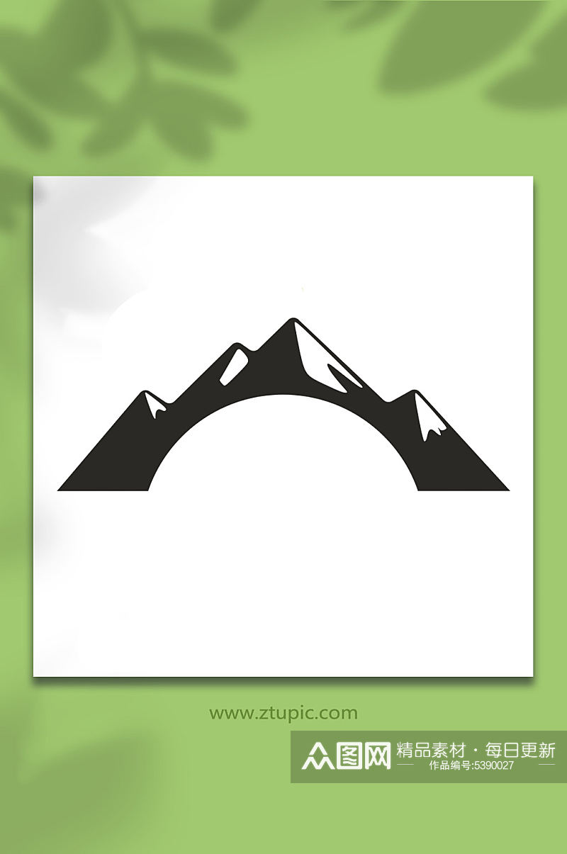 山地背景素材logo免抠素材图素材
