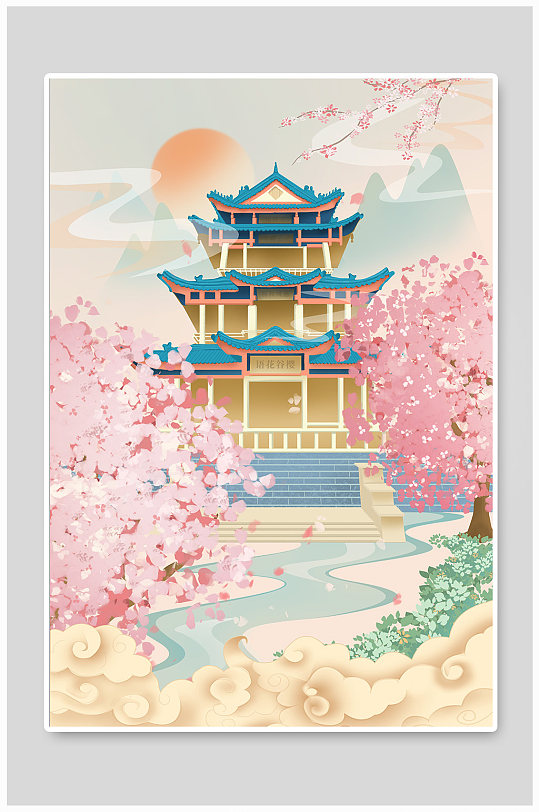 无锡建筑插画图片-无锡建筑插画素材下载-众图网