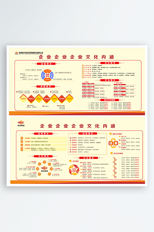 圖表企業(yè)文化體系