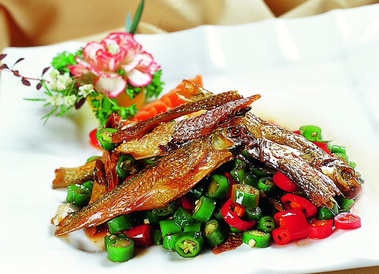 浏阳手撕鱼美食摄影图片素材