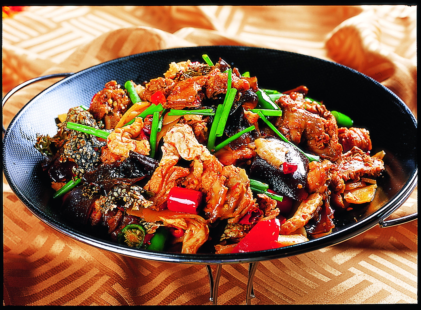 陕南农家土鸡美食摄影图片素材