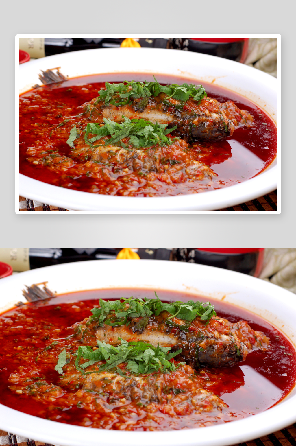 小藿香鲫鱼美食摄影图片素材