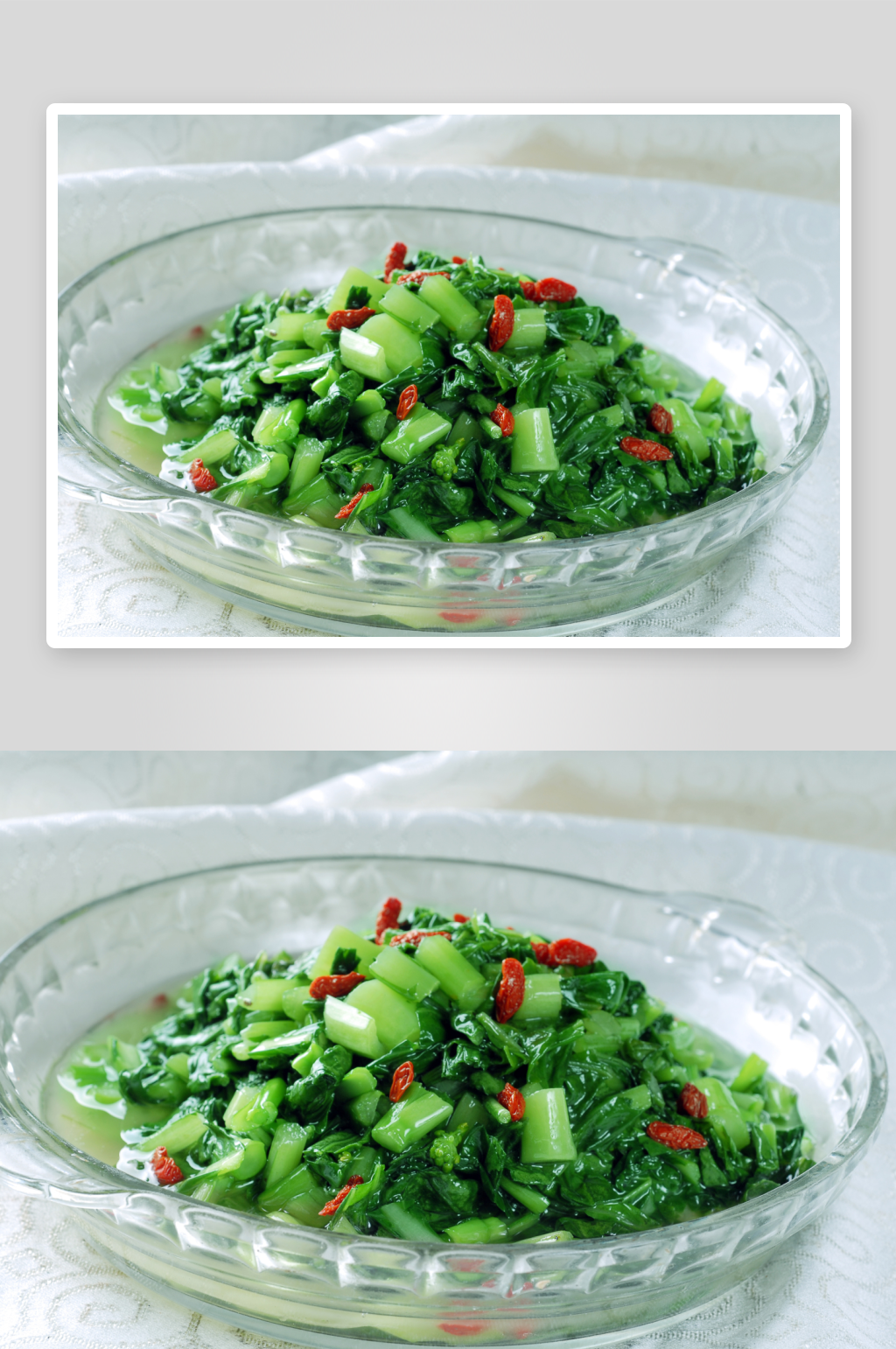 小炒鸡汁青青脆美食摄影图片素材