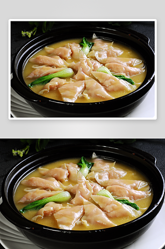 豆汤燕饺美食摄影图片
