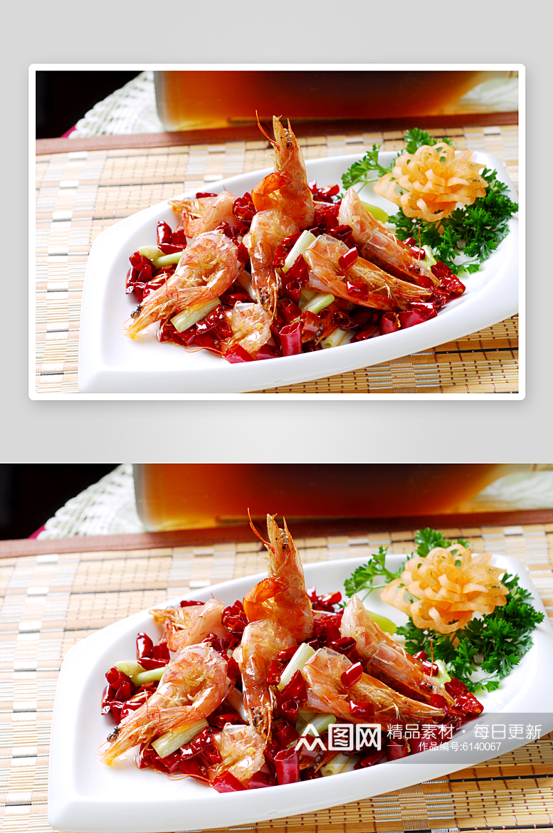 川味香辣大虾美食摄影图片素材