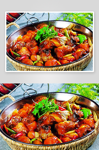 腌缸肉烩菜美食摄影图片