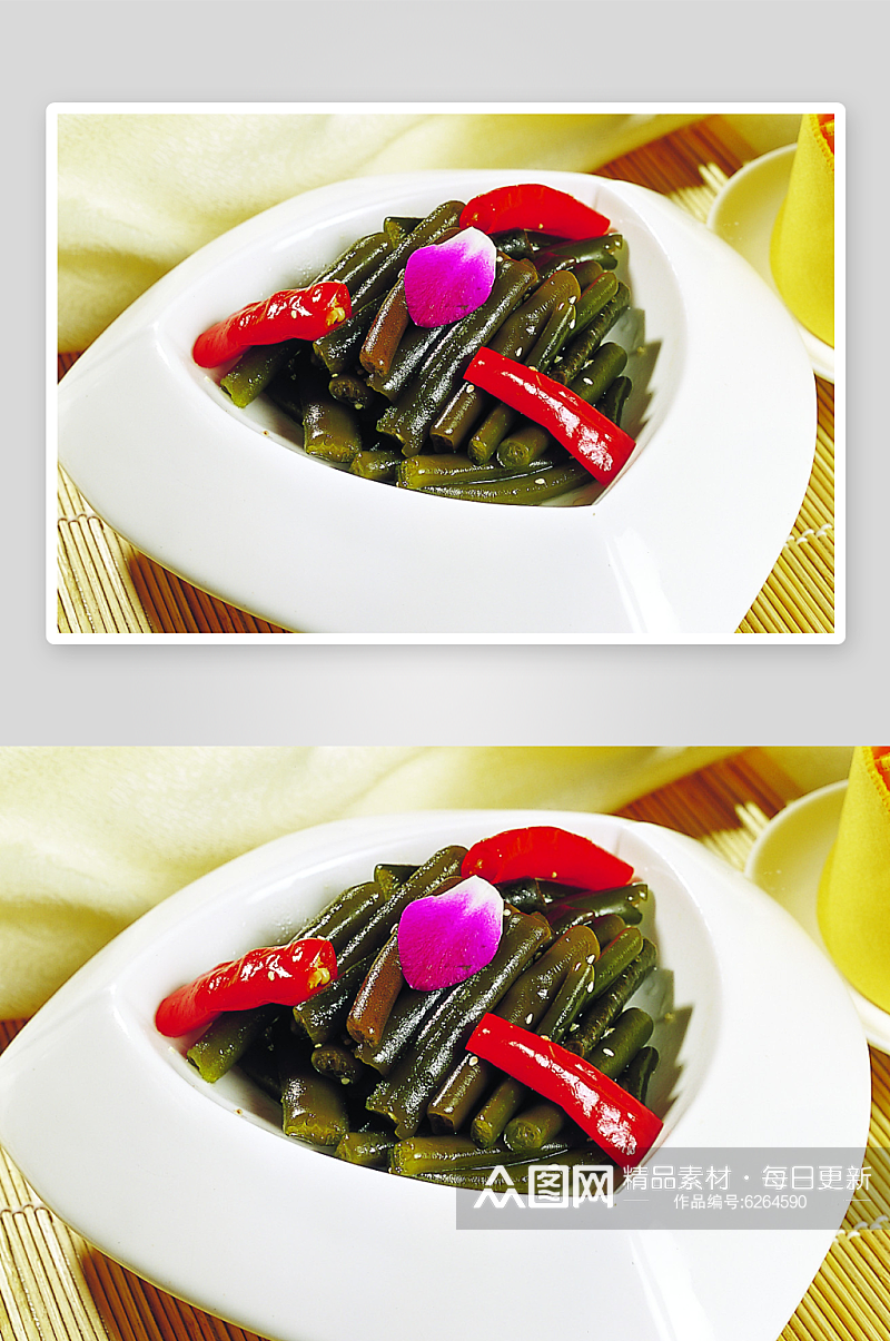 泡椒海笋美食摄影图片素材
