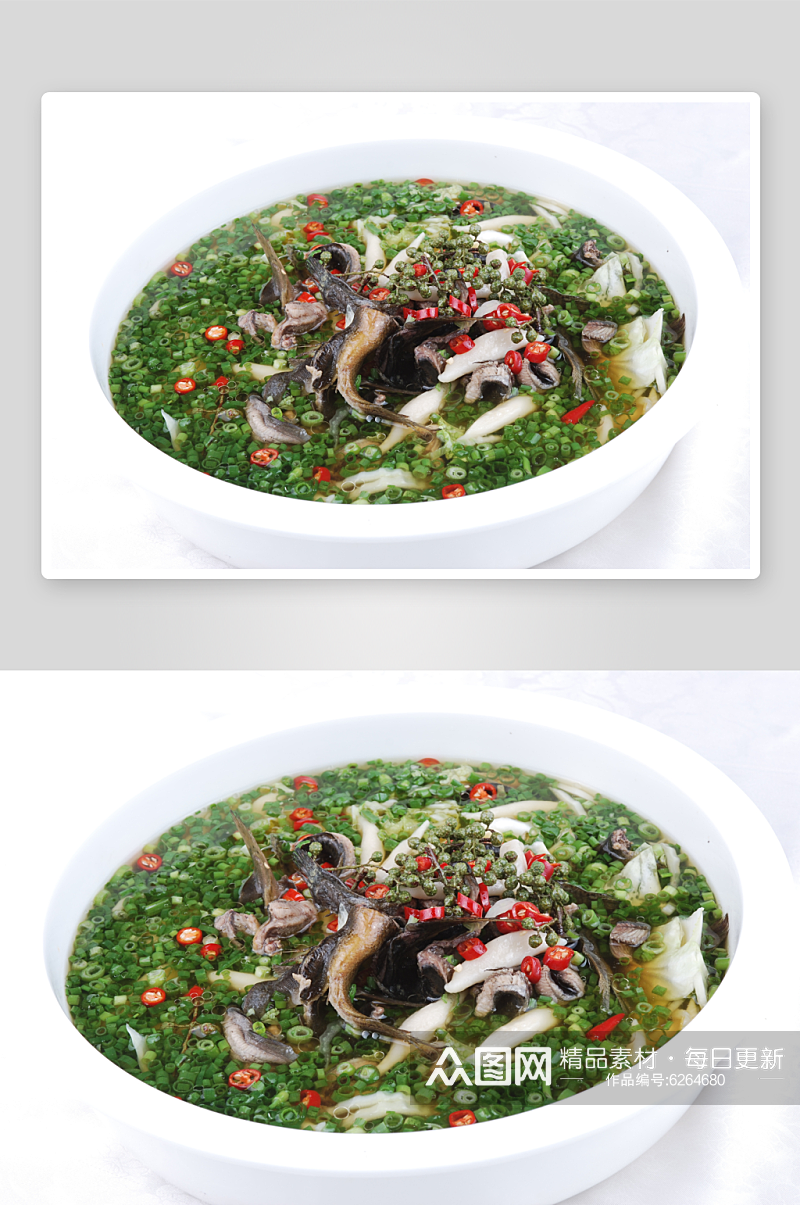 面疙瘩煮泥鳅美食摄影图片素材