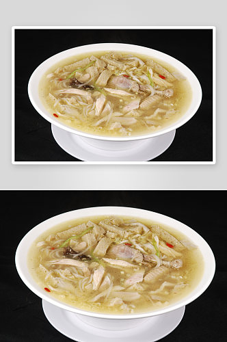 香海兰轩原味老汤鸡美食摄影图片