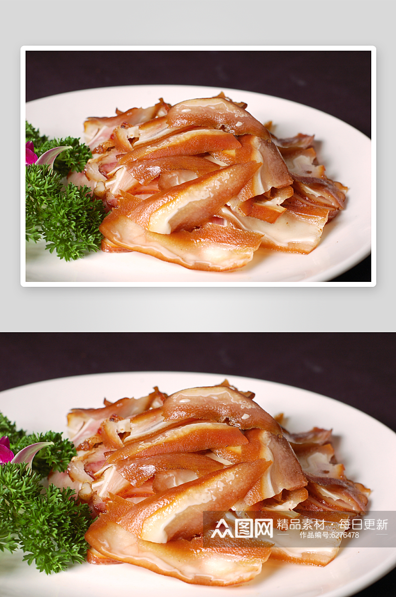 卤水拼盘肉类餐饮菜品摄影图素材