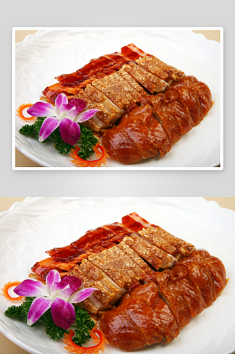 烧味拼盘肉类餐饮菜品摄影图