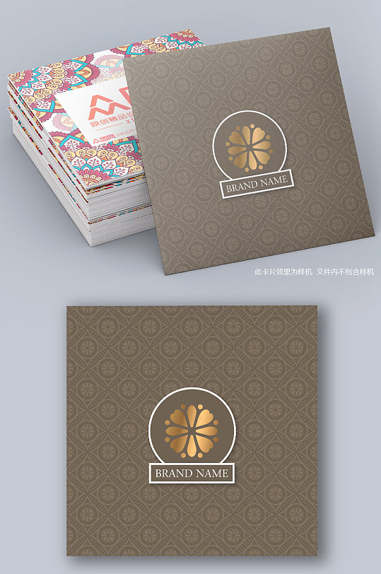 无缝花纹印花古典复古背景底纹-众图网