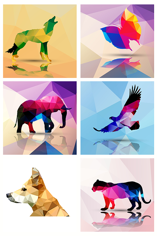创意几何动物造型