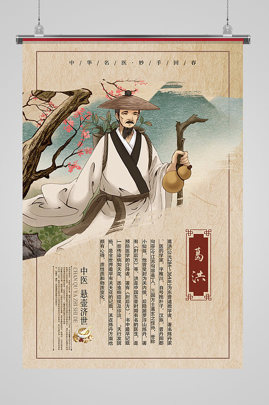 人物简介海报展板立即下载中式中医医院介绍简介立即下载中医药理疗