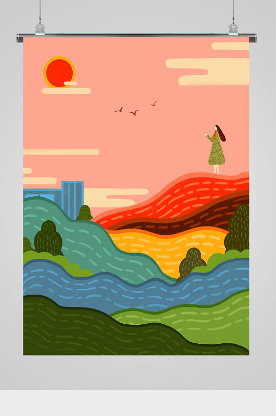 场景图风景插画图片-场景图风景插画素材下载-众图网