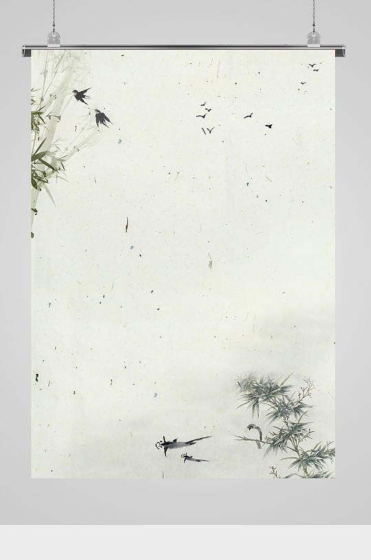 中式古风水墨背景