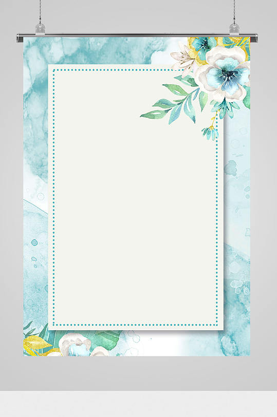 清新淡色水彩背景