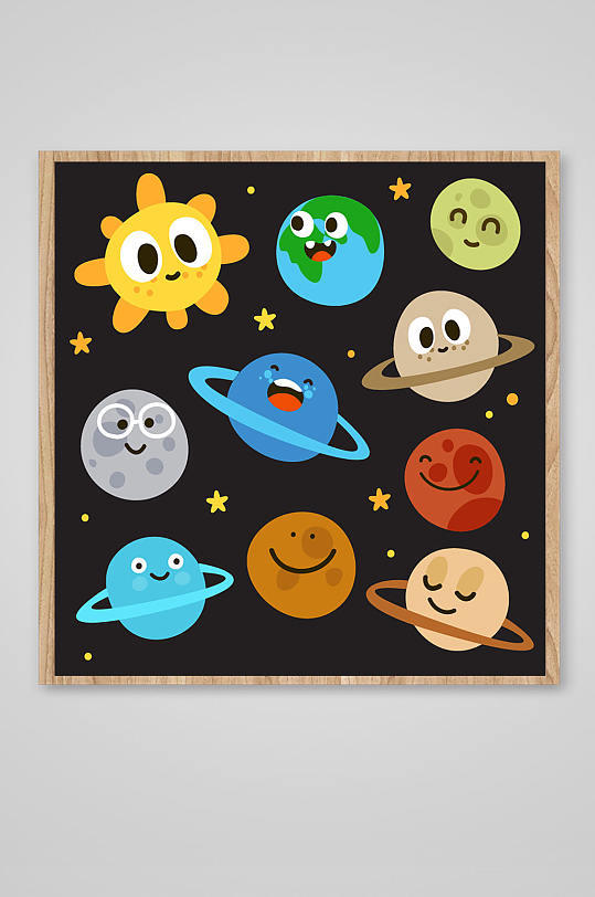 星球银河系太空插画-众图网