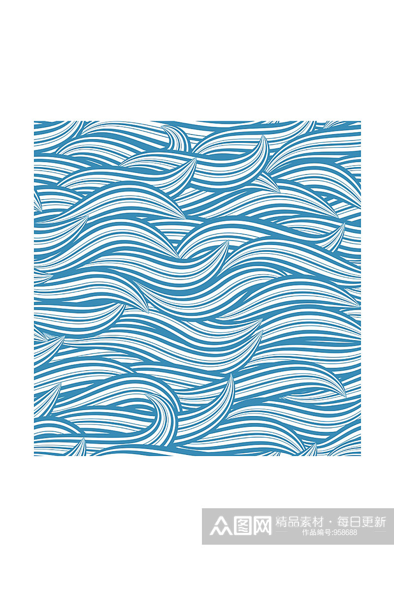 海浪海水底纹背景素材