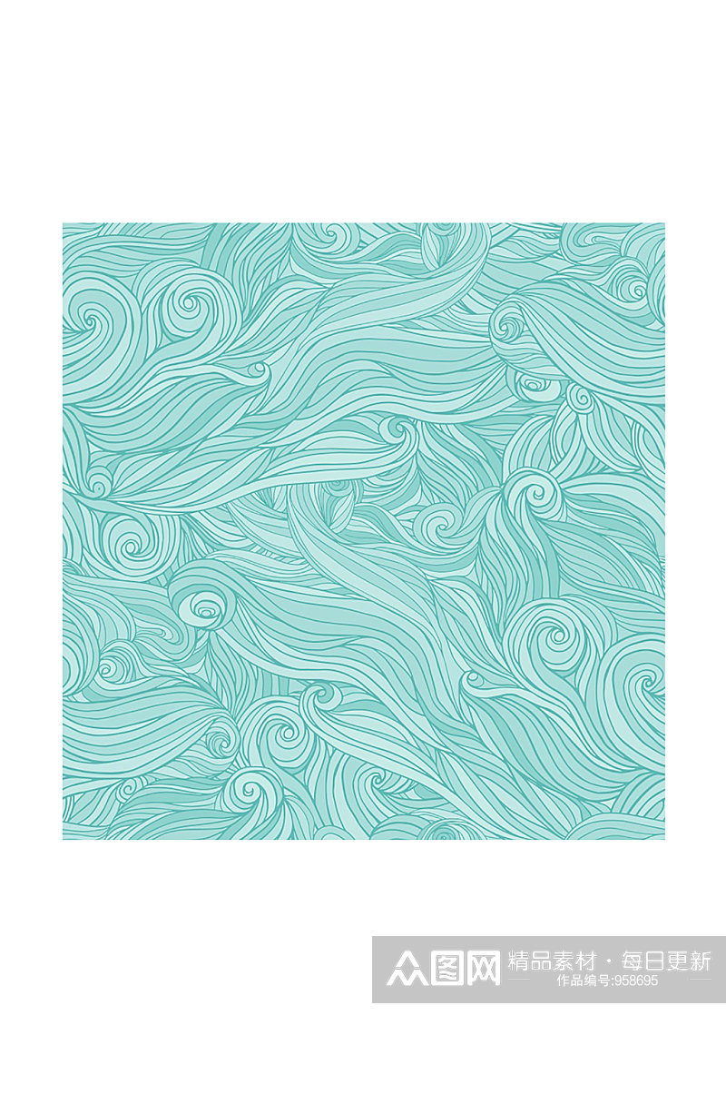 海浪海水底纹背景素材