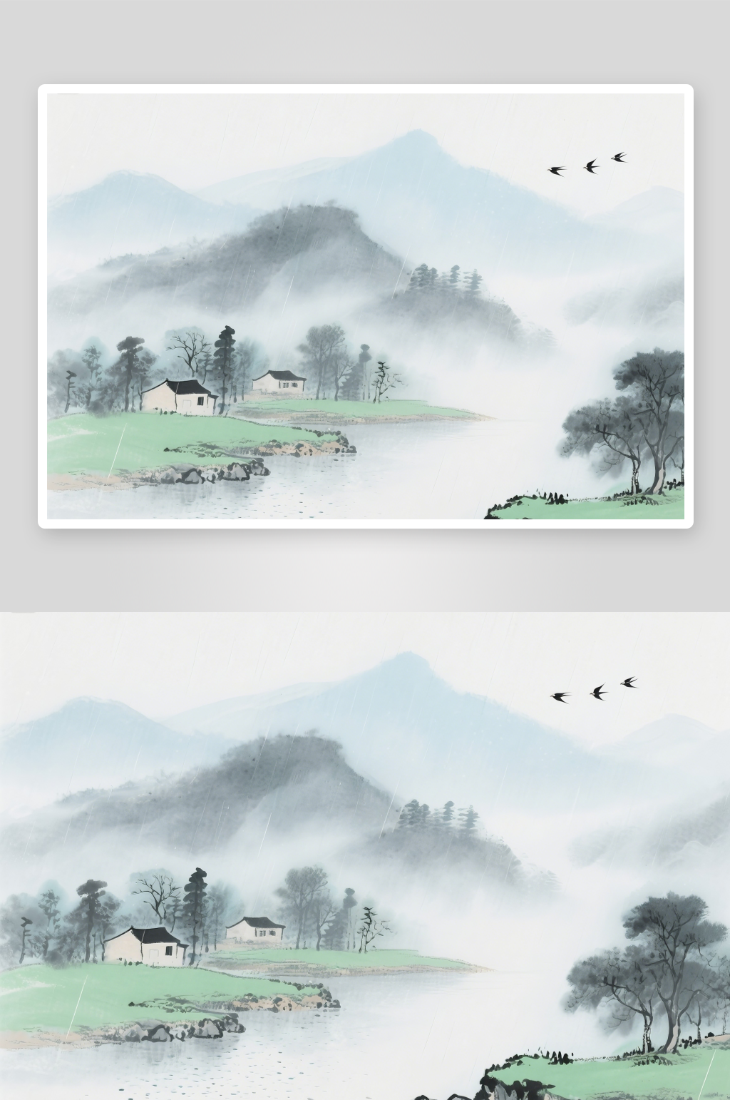 谷雨插畫畫面里不要出現(xiàn)任何文字素材