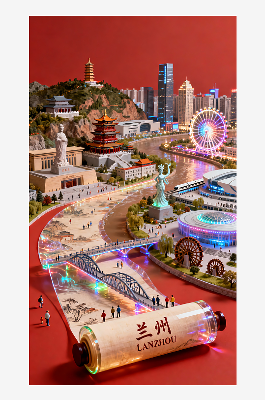 兰州微缩世界模型展示-众图网