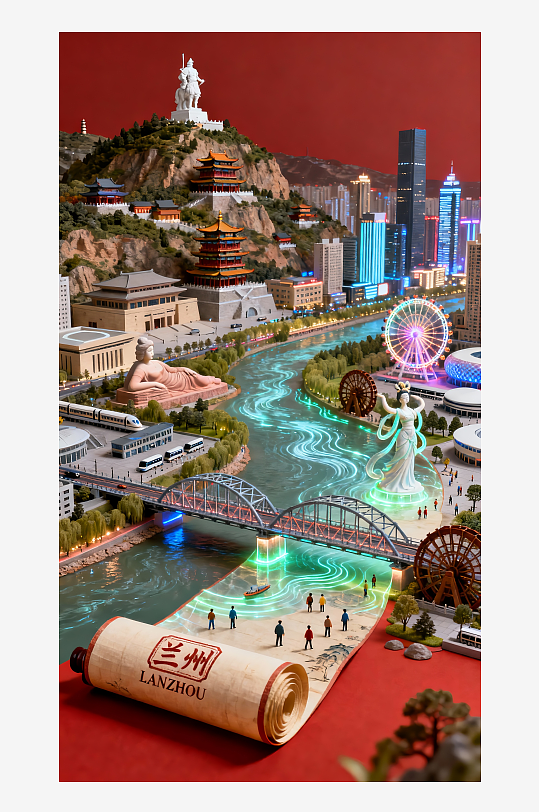 兰州微缩世界模型展示-众图网