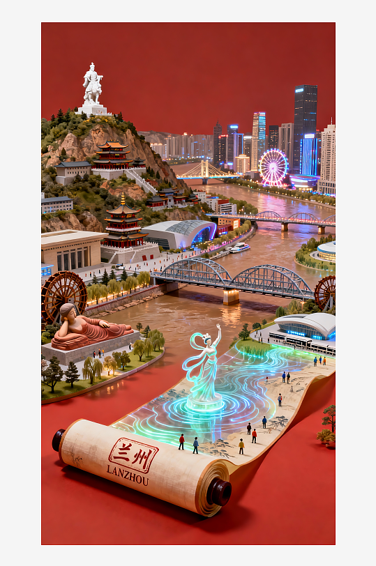 兰州微缩世界模型展示-众图网