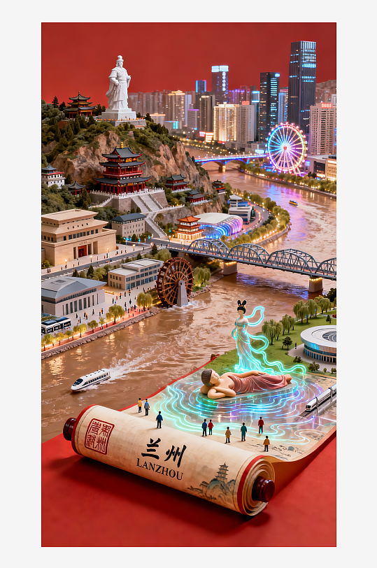 兰州微缩世界模型展示-众图网