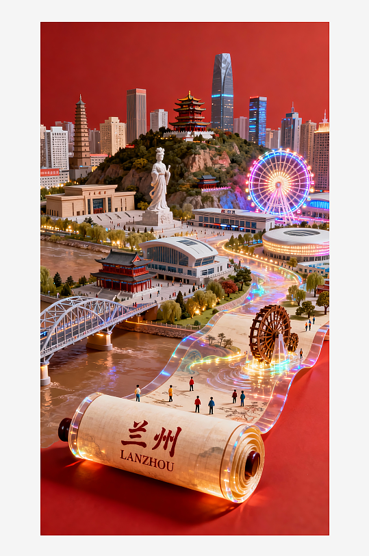 兰州微缩世界模型展示-众图网