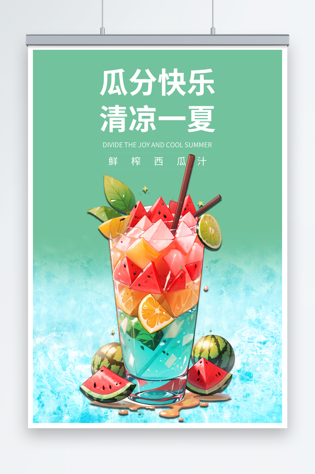 瓜分快乐清凉一夏素材