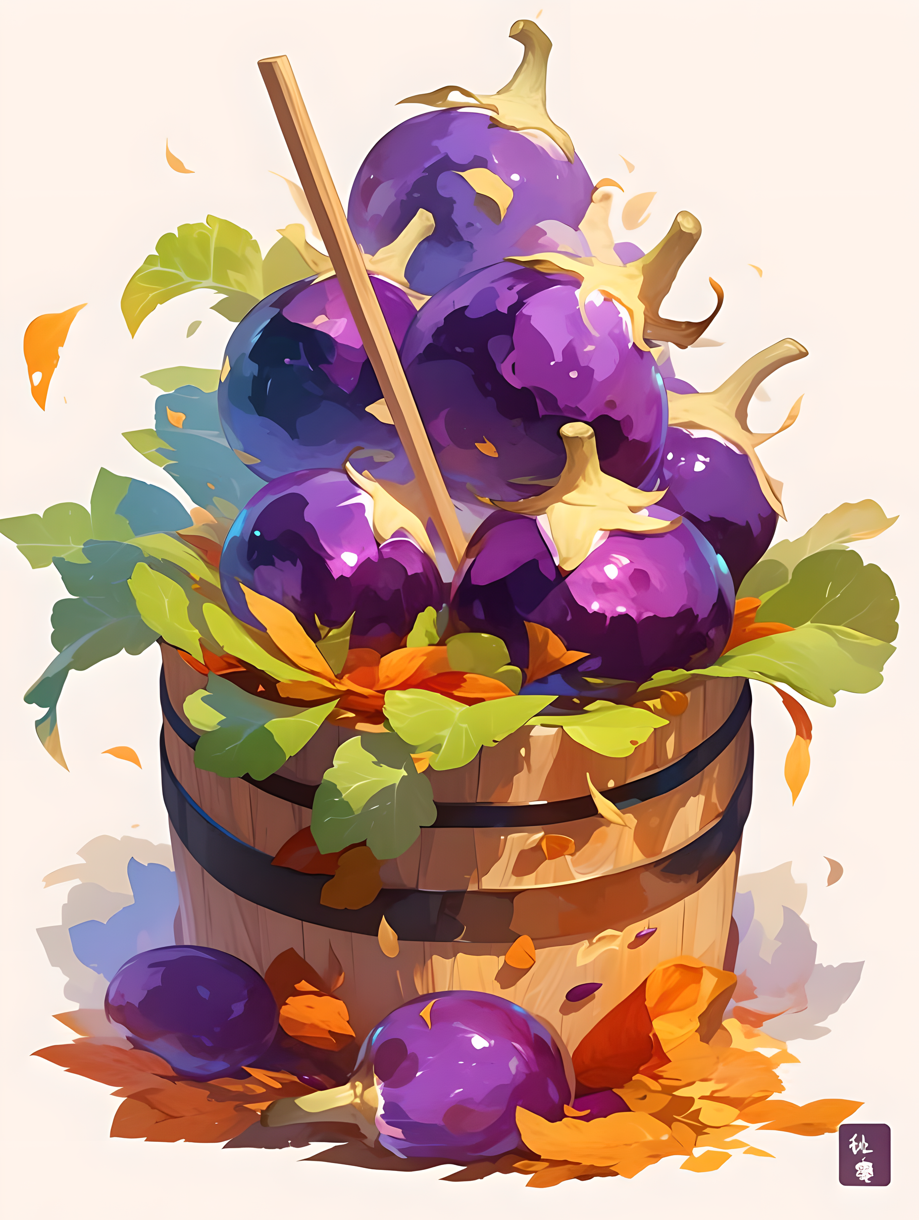 美食烧烤串串素材插画图素材