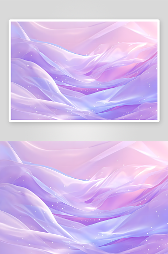 淡紫色透明幻彩绸面光滑质感背景图