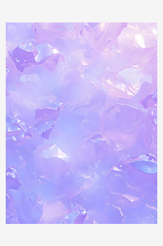 钻石质感梦幻粉紫色清新素材