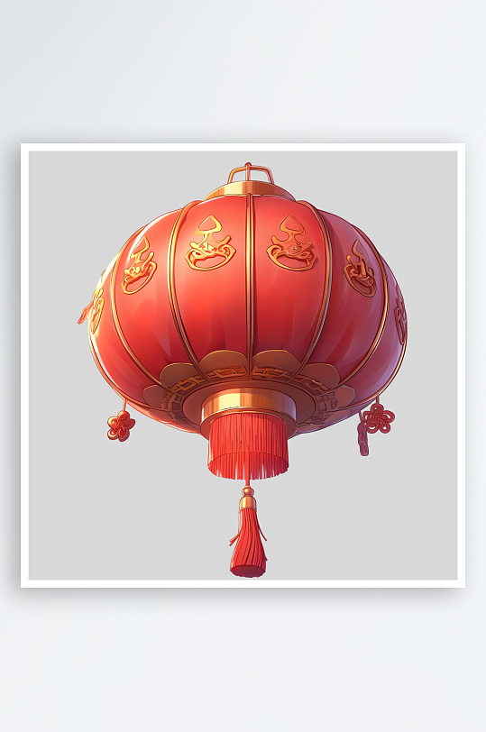 红灯笼中国风格节日素材