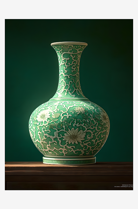 复古陶瓷花瓶素材