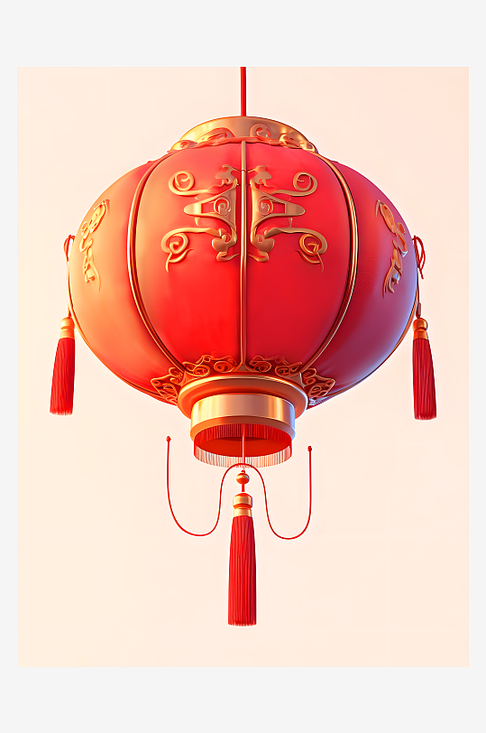 3D红灯笼喜庆节日素材