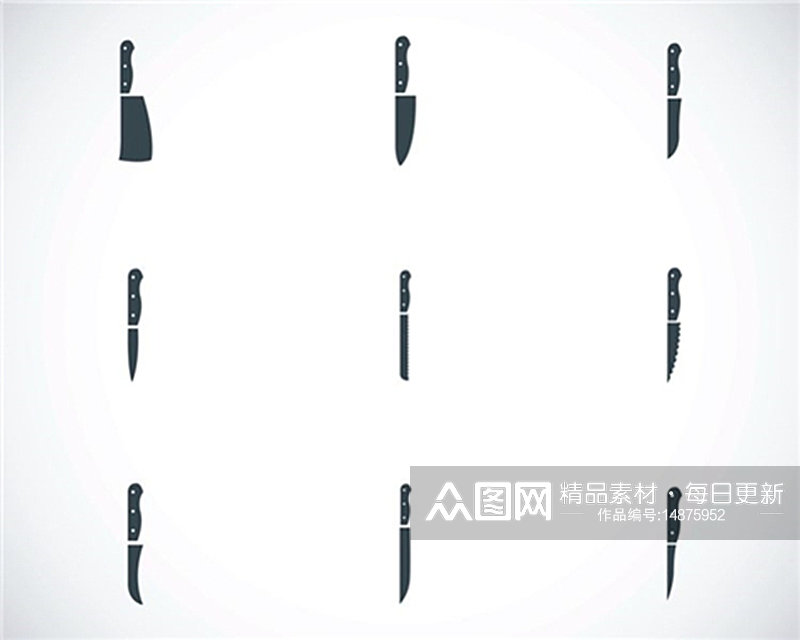 刀具图标刀具标志素材素材下载-众图网