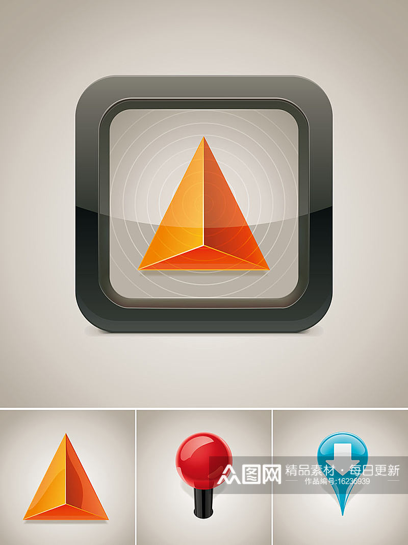 定位图标标志ICON素材下载-众图网