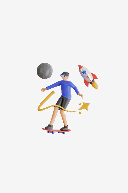 旅游出行3D模型源文件-众图网