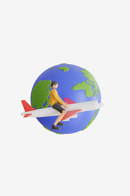 旅游冒险3D模型文件-众图网