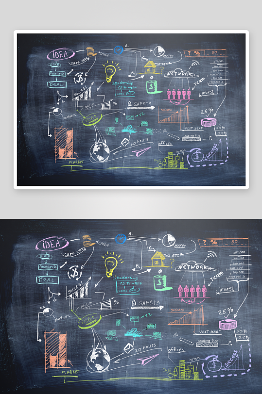 商务大数据看板表格展示