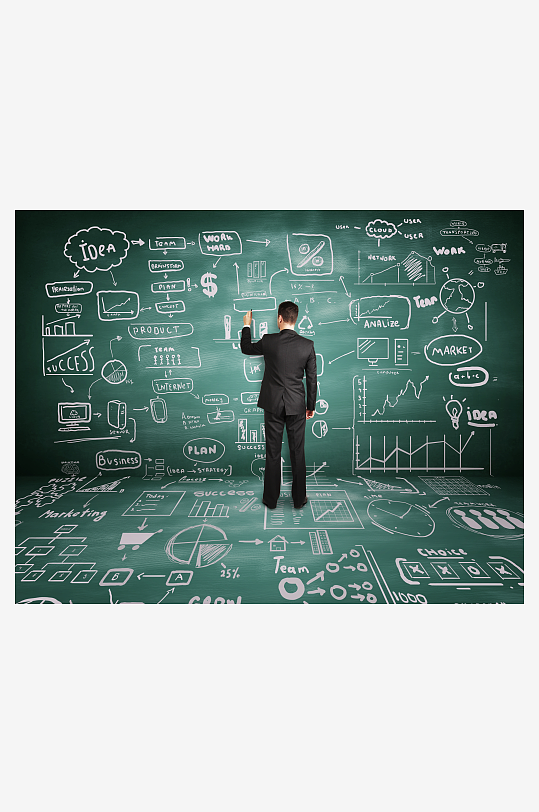 商务大数据看板表格展示